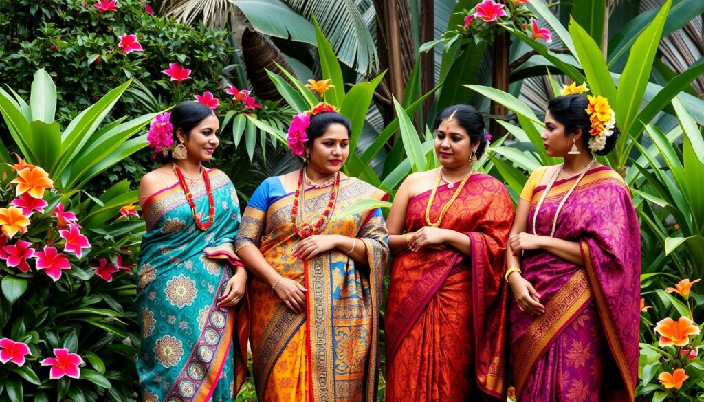 Sri Lanka Frauen traditionelle Kleidung