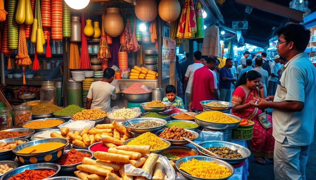 Sri Lanka Straßenküche Snacks