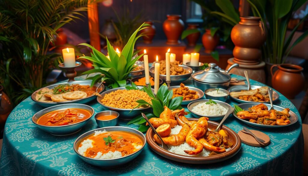 Sri lankanische Gastfreundschaft beim Essen