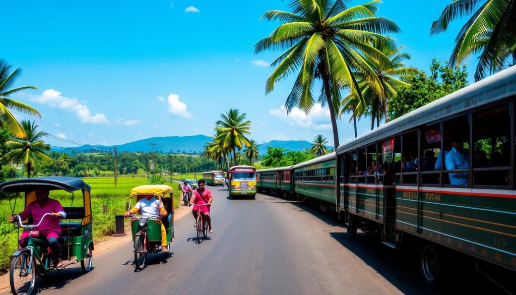 Transportmittel in Sri Lanka