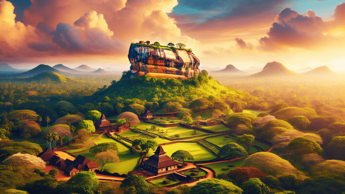 Besichtigung der alten Stadt Sigiriya