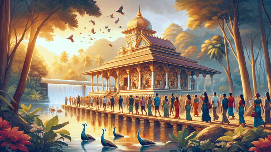 Besichtigung des Ruhunu Maha Kataragama Devalaya