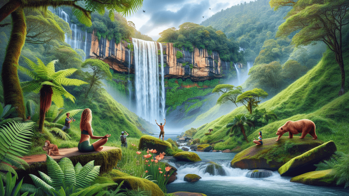 Besuch der Bambarakanda-Wasserfälle