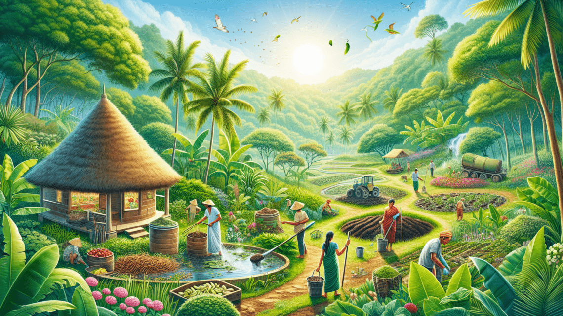 Besuch der Öko-Farmen in Wellawaya