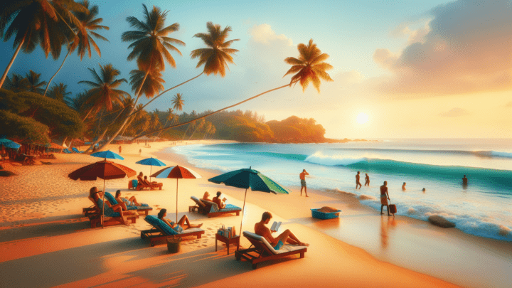 Entspannen am Strand von Mirissa