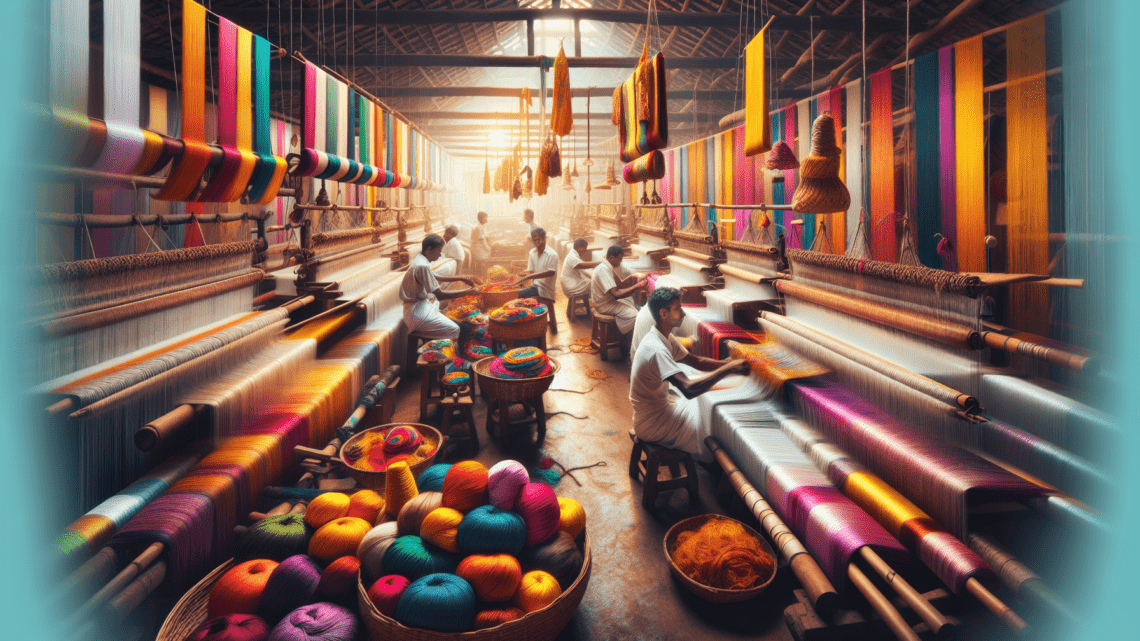 Seidenweber-Besichtigung in Kurunegala