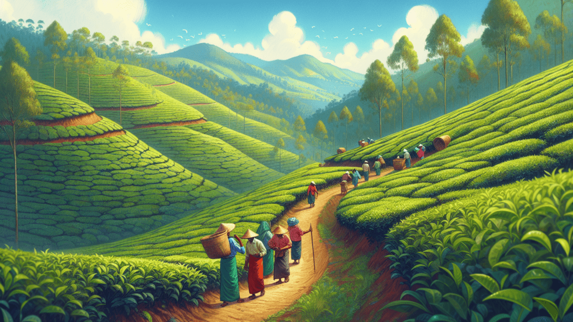 Wanderung durch die Teeplantagen von Ella