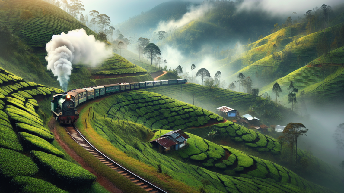 Zugfahrt durch das Hochland