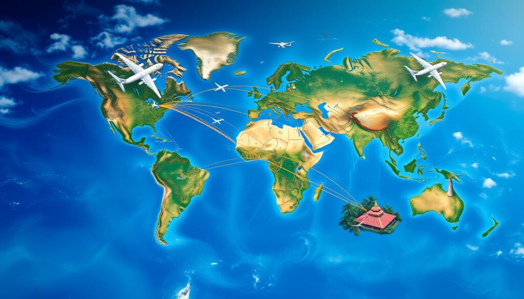 Flugverbindungen nach Bali und Sri Lanka