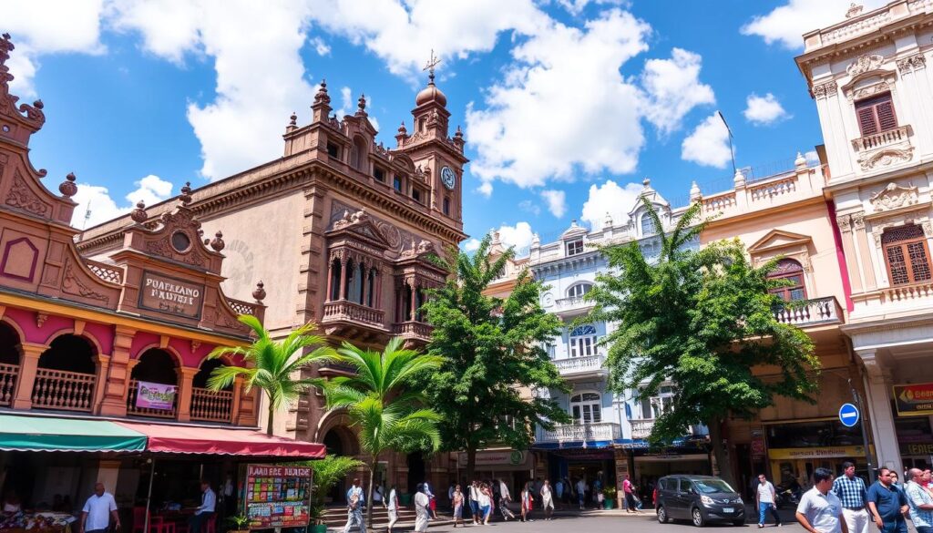 Koloniale Architektur im Pettah-Viertel Colombo