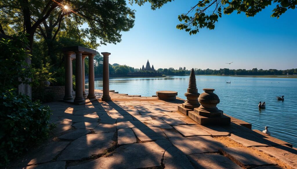 Fotografie in Anuradhapura antike ruinen