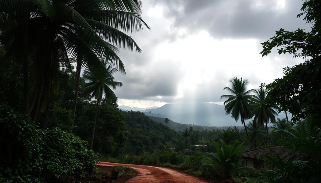 Regenzeit in Sri Lanka