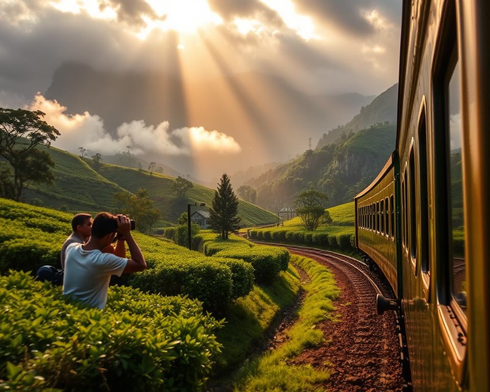 Fotospots Zugfahrt Sri Lanka Bahnreise