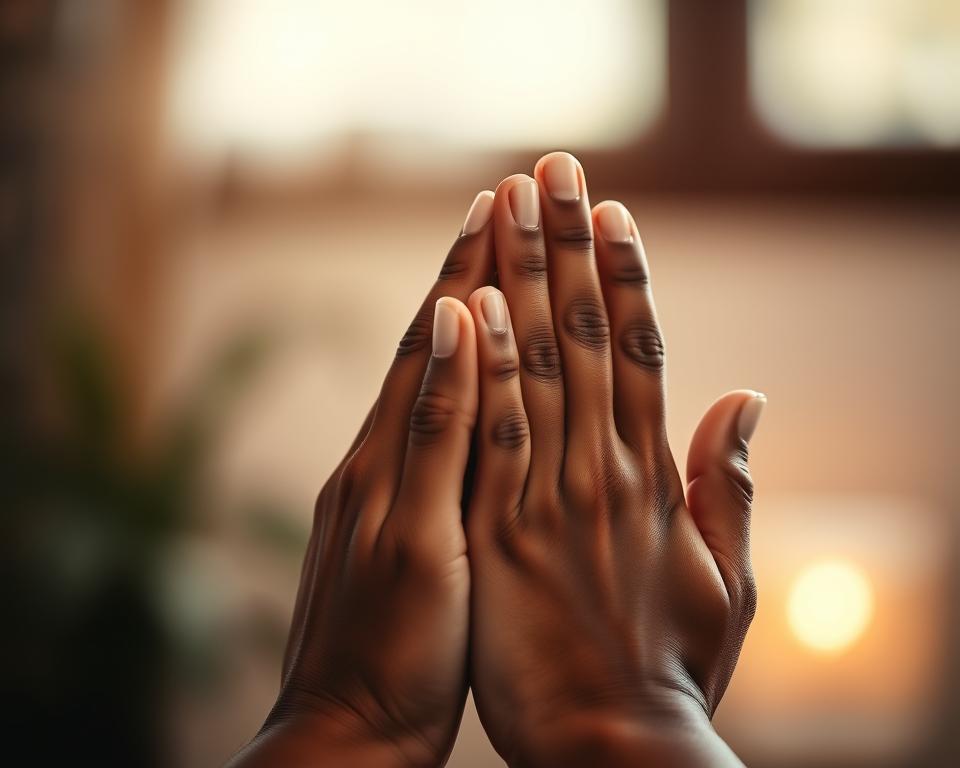 Namaste Geste spirituelle Bedeutung