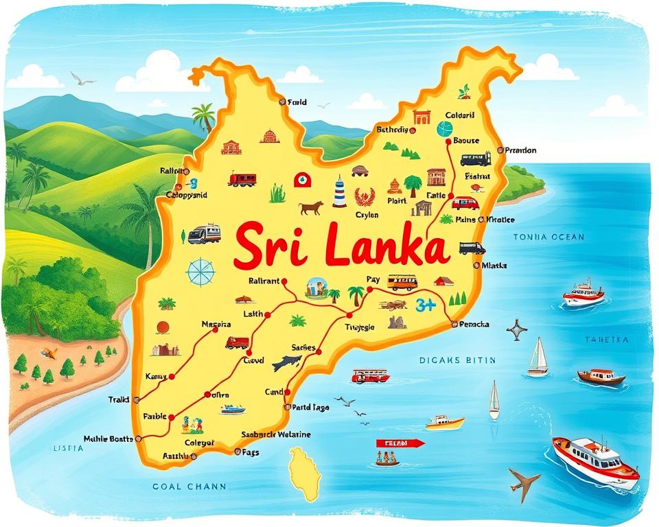 Sri Lanka Reiseroute Planung