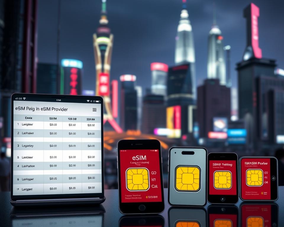 Vergleich eSIM Anbieter Vergleich eSIM Anbieter