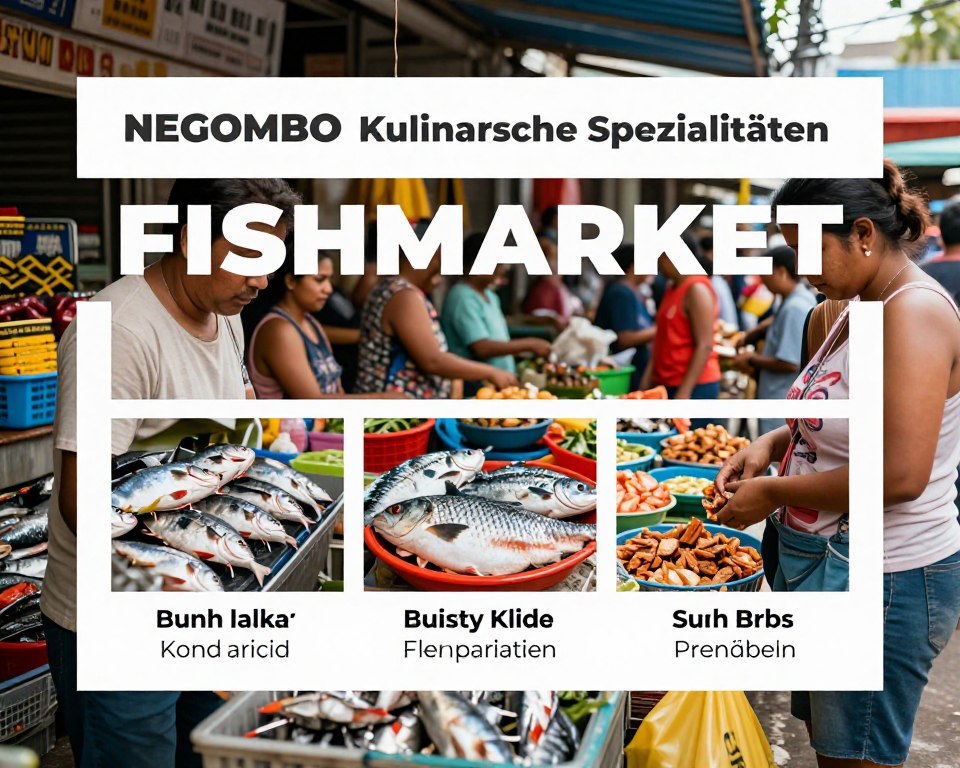 Negombo Fischmarkt Kulinarische Spezialitäten Negombo Fischmarkt Kulinarische Spezialitäten