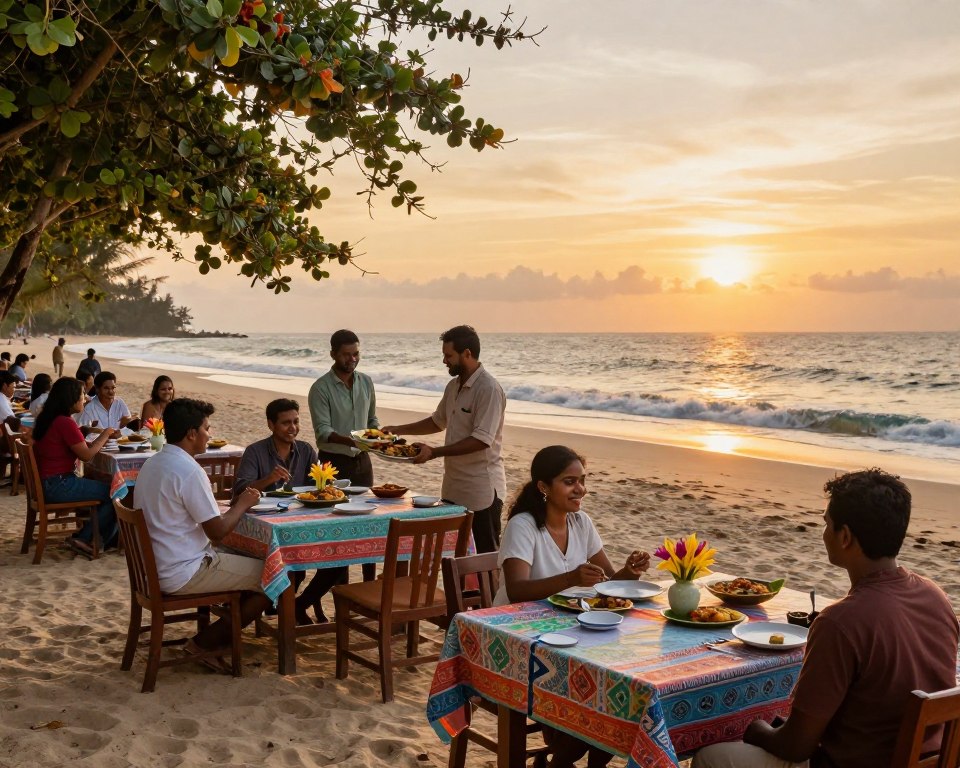 Strandrestaurant Mirissa Essen